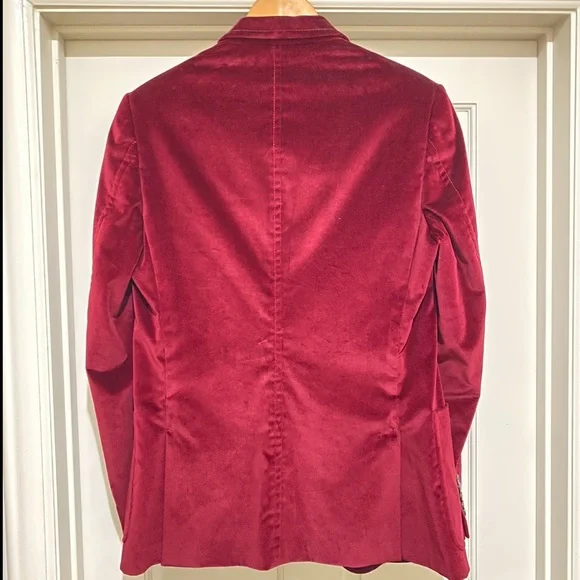 Men’s Gucci Suit Jacket - floral burgundy - Picture 5 of 5
